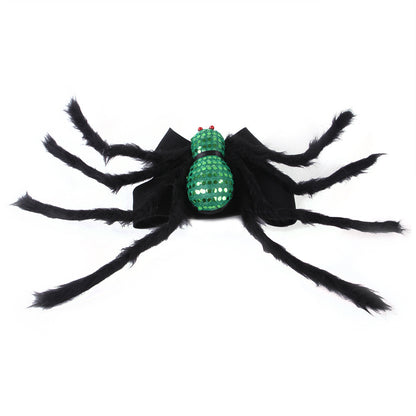 Pet Sequined Spider Halloween Costume for Cats & Dogs