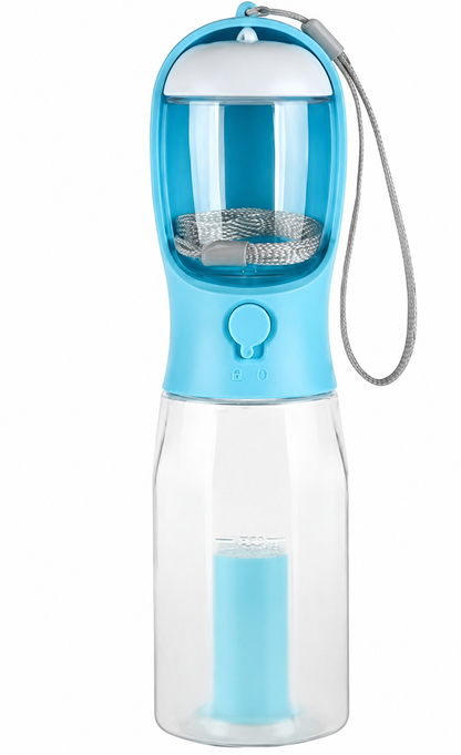 Outdoor Portable Pet Water Bottle, Dual-Use Travel Cup for Cats and Dogs