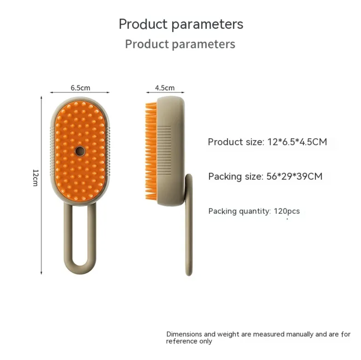 3-in-1 Electric Steam Pet Brush